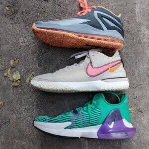 Lot of (3) Nike Lebron James  Shoes Size 12